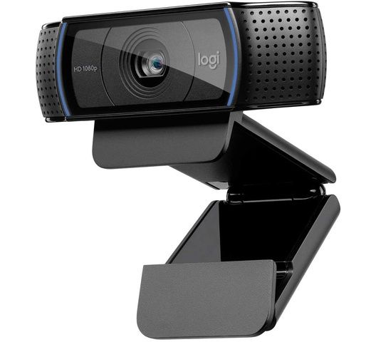 Logitech HD Pro Webcam C920, Widescreen Video Calling and Recording, 1080p Camera, Desktop or Laptop Webcam.