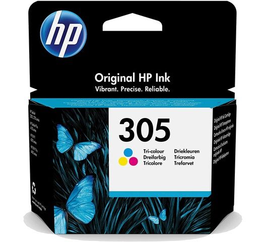 HP 305 Tri-color Ink Cartridge