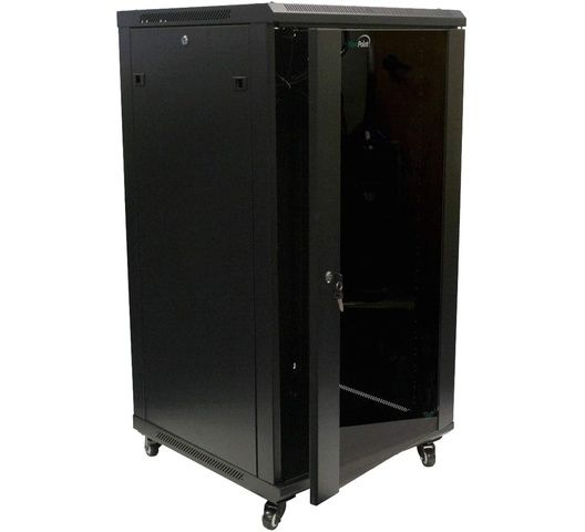 22U Free Standing Cabinet 600 x 600 (Black)