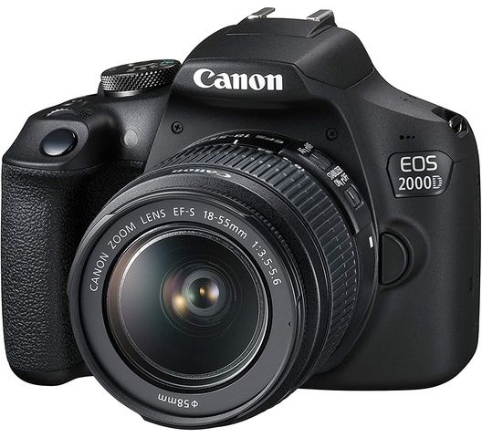   Canon EOS 2000D DSLR Camera with 18-55mm Lens