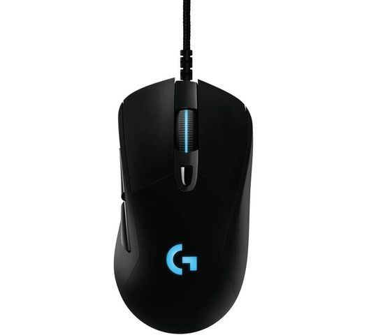 Logitech G403 Prodigy RGB Gaming Mouse – 16.8 Million Color Backlighting, 6 Programmable Buttons, Onboard Memory, Up to 12,000 DPI