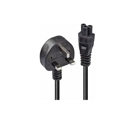 UK 3 Prong AC Power Cord Cable for Dell HP Asus Sony Toshiba Lenovo Acer Charger (UK Power Cord) cable length: 1( Flower Cable)