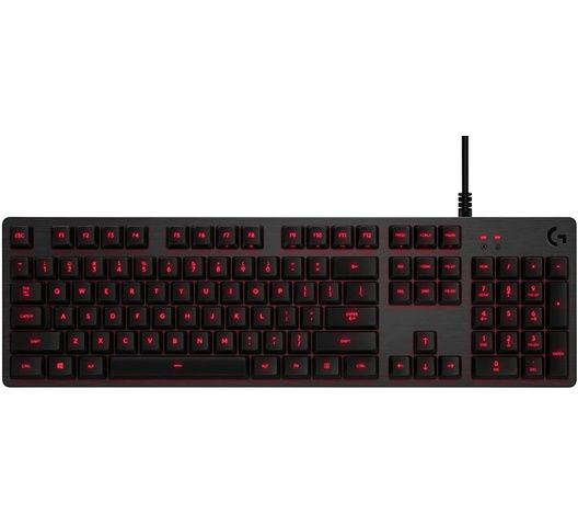   Logitech G413 Backlit Mechanical Gaming Keyboard with USB Pass-through – Carbon