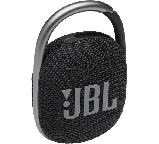 JBL Clip 4: Portable Speaker with Bluetooth, Built-in Battery, Waterproof and Dustproof Feature - Black (JBLCLIP4BLKAM)