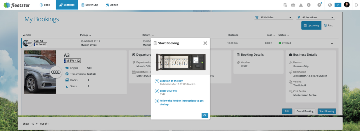 Self Service, Key Management, Release & Return