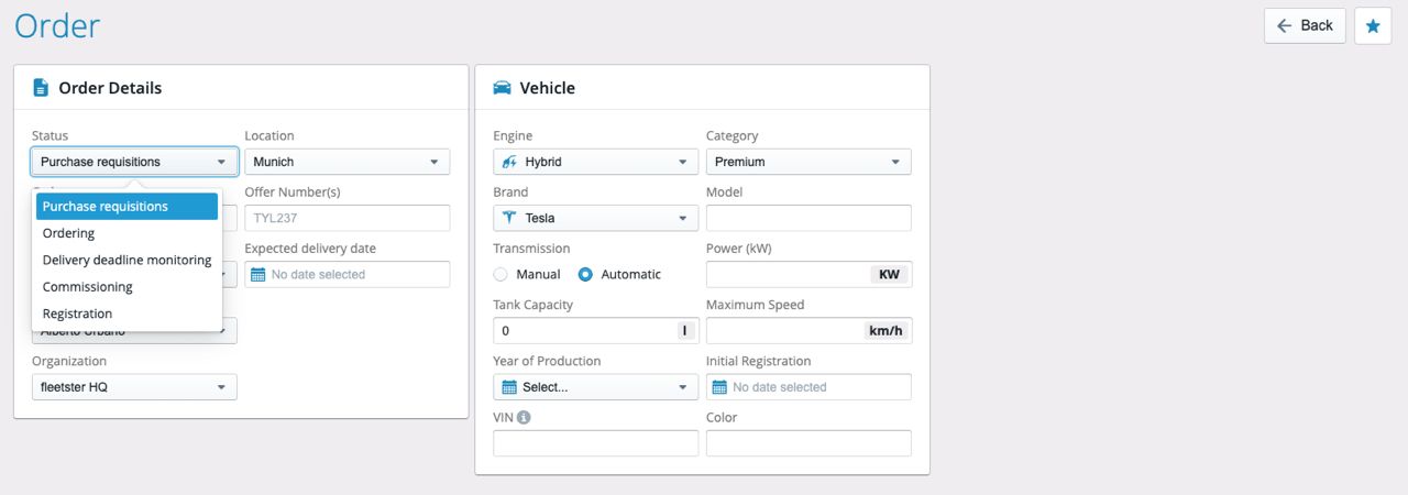 Enhanced Procurement Stages