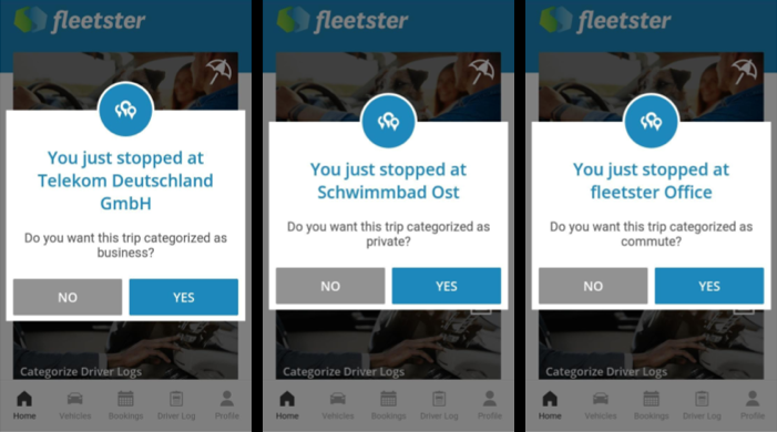 Improved Geofence Driver Log Categorisation on the Mobile Application