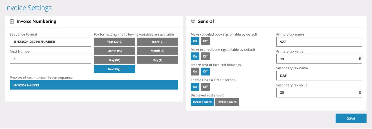 Invoicing International Tax