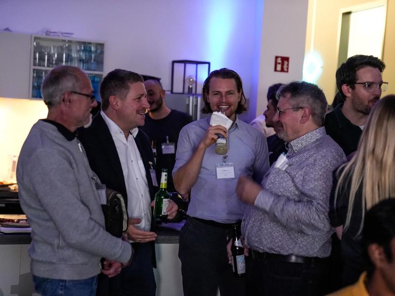 fleetster Reloaded guests networking during the event