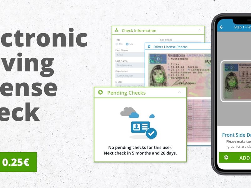 Electronic Driving Licence Check
