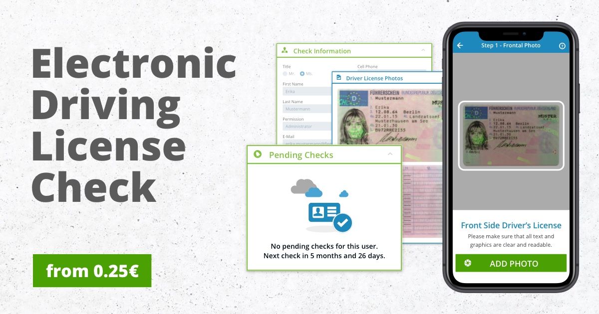 Electronic Driving Licence Check