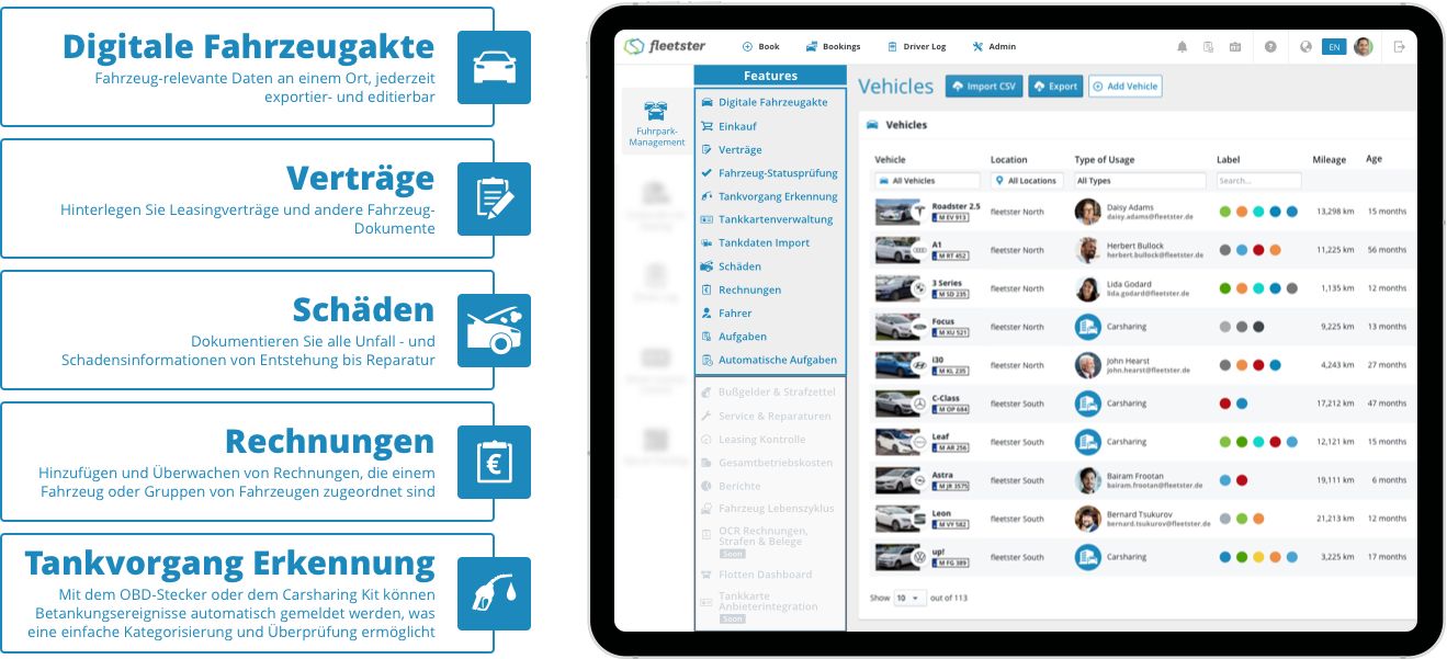 Fahrzeug-Management-Software 
