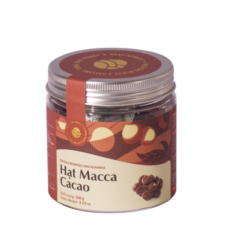 Macadamia nuts with cocoa flavor