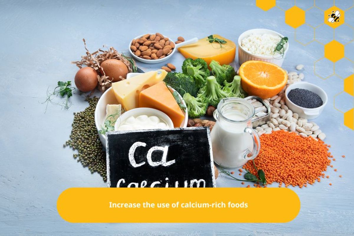 Increase the use of calcium-rich foods