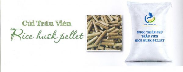 Rice husk pellets