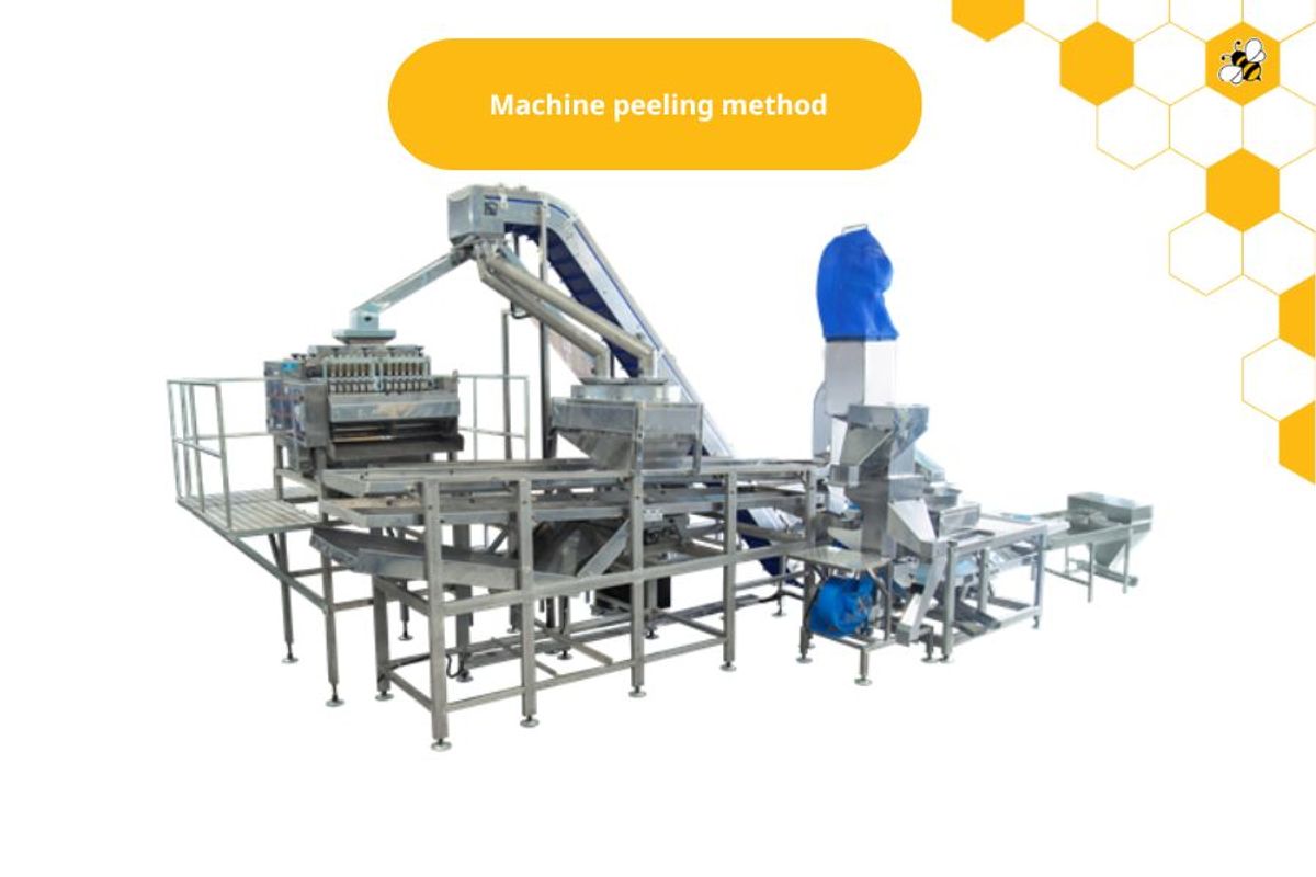 Machine peeling method