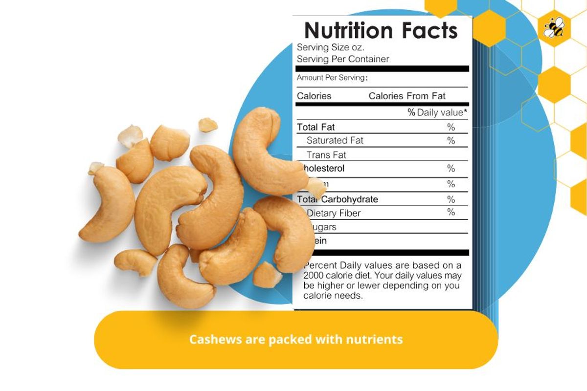 Cashews are packed with nutrients