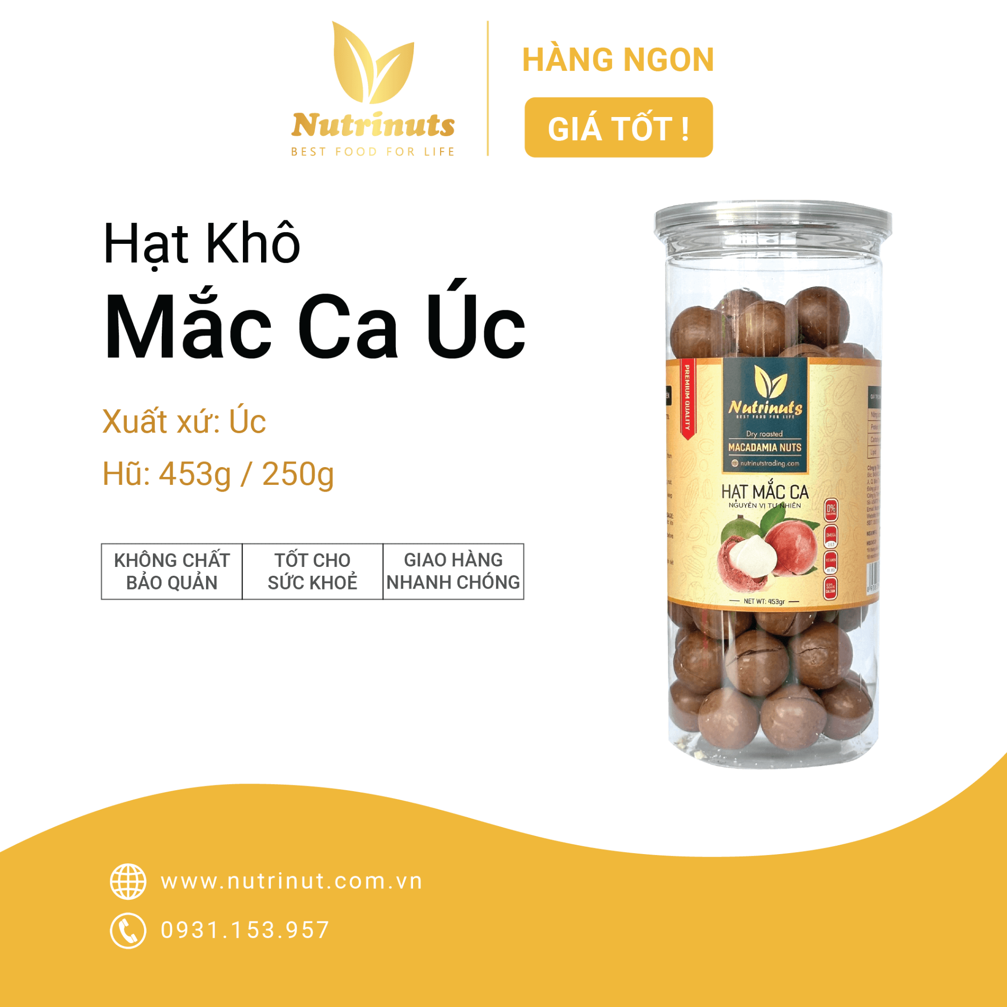 Nutrinut Australian Macadamia Nuts