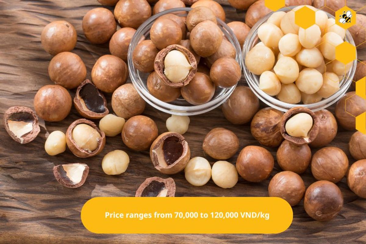 Price ranges from 70,000 to 120,000 VND/kg