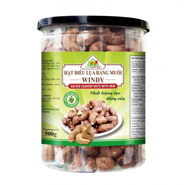 Salted roasted cashew nuts