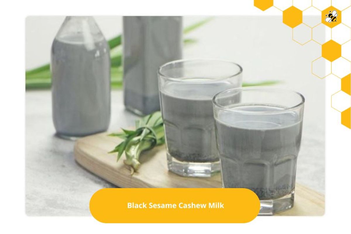 Black Sesame Cashew Milk