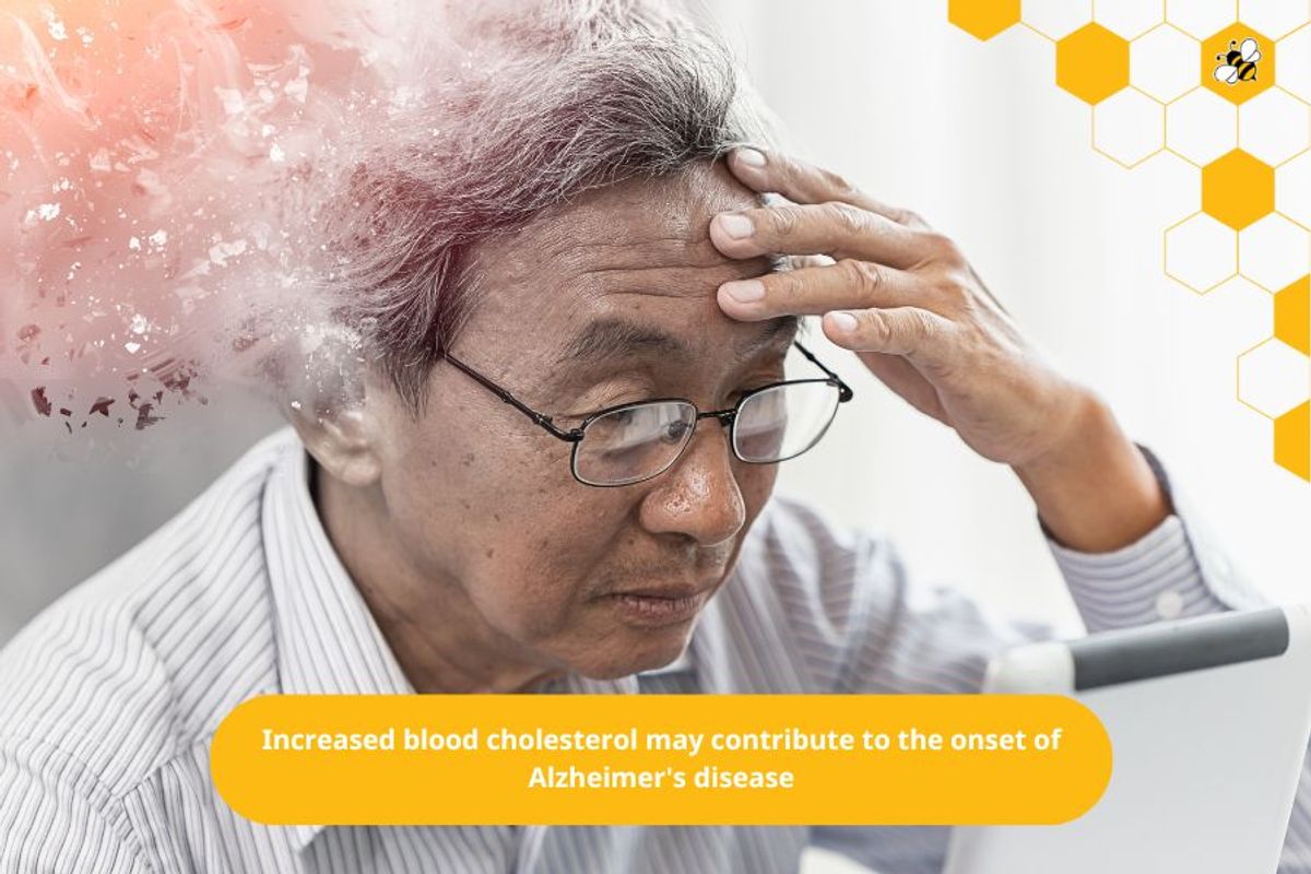 Increased blood cholesterol may contribute to the onset of Alzheimer's disease