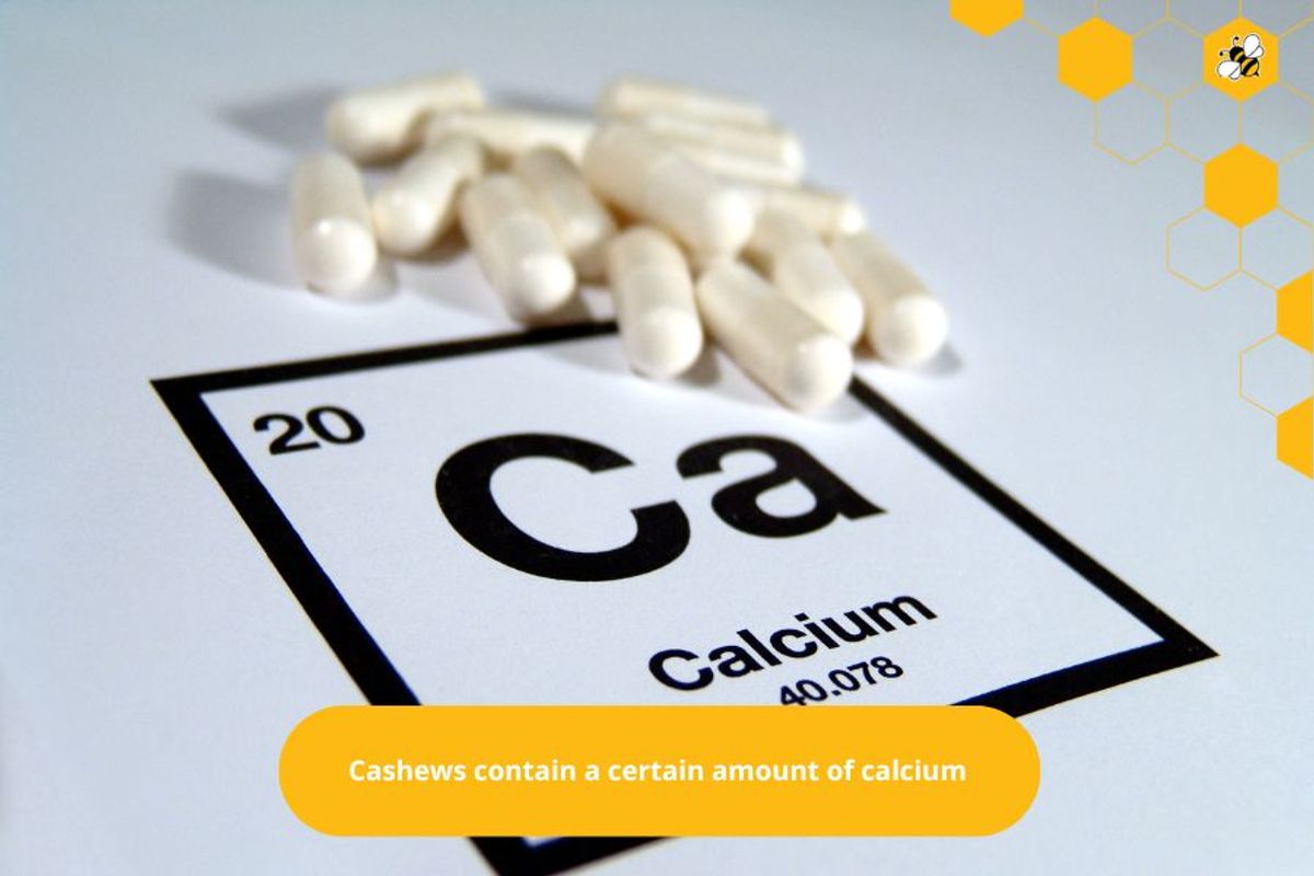 Cashews contain a certain amount of calcium