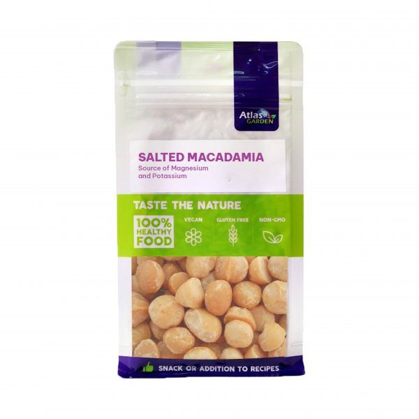 Salted roasted macadamia nuts