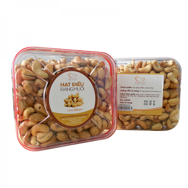 Premium DELUX salted roasted cashews