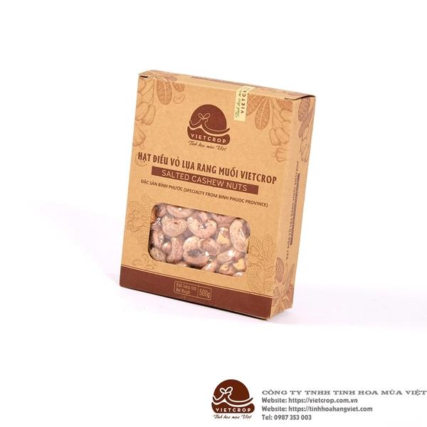 VIETCROP salted roasted cashew nuts in shell