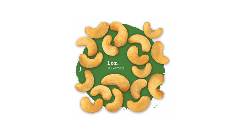 How many cashews are in 1 oz on average?