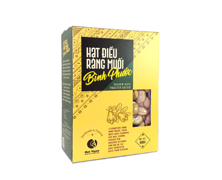 Binh Phuoc salted roasted cashew nuts without shell, grade A