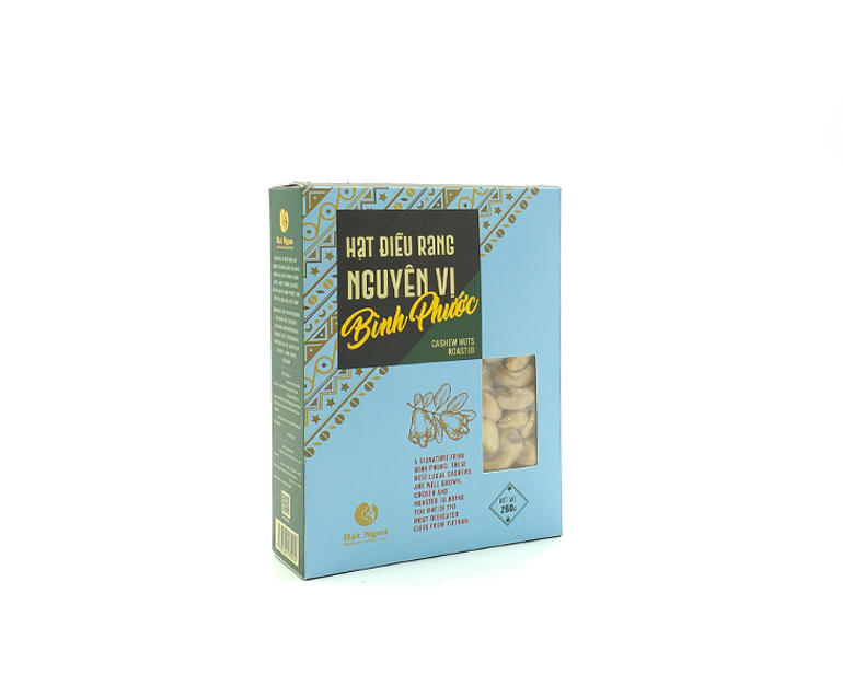 Binh Phuoc Cashew Nuts Roasted with Original Flavor, No Salt