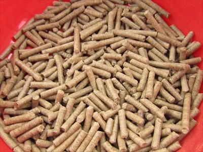 Rice husk pellets