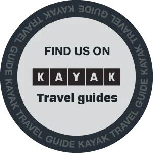 Find us on Kayak travel guide logo