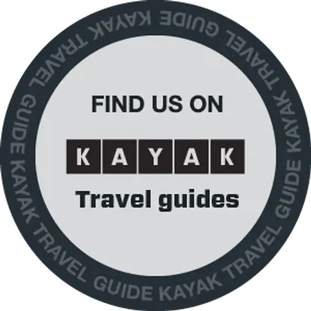 Find us on Kayak travel guide logo