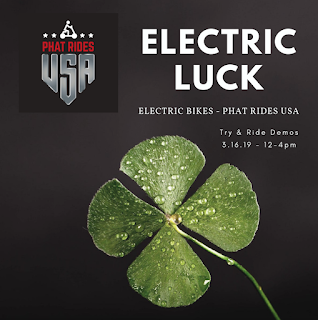 Electric luck event poster