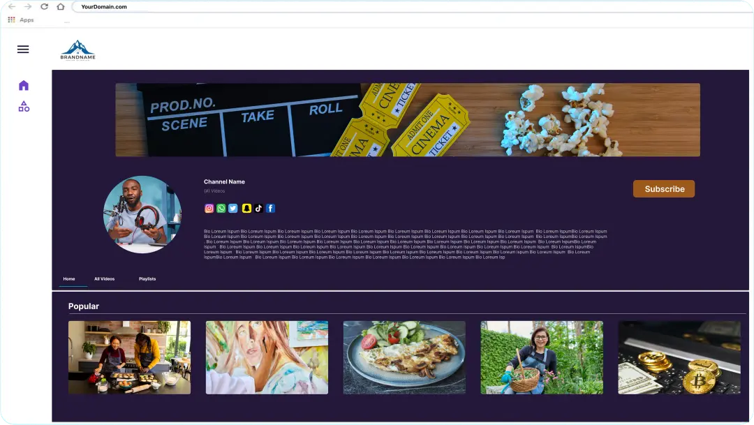 Video Content On Your Domain