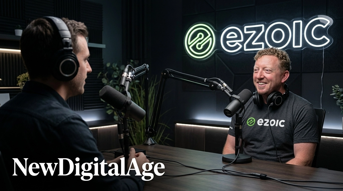 Ezoic CCO John Cole discussing AI, auction opacity, and publisher monetization trends in 2026