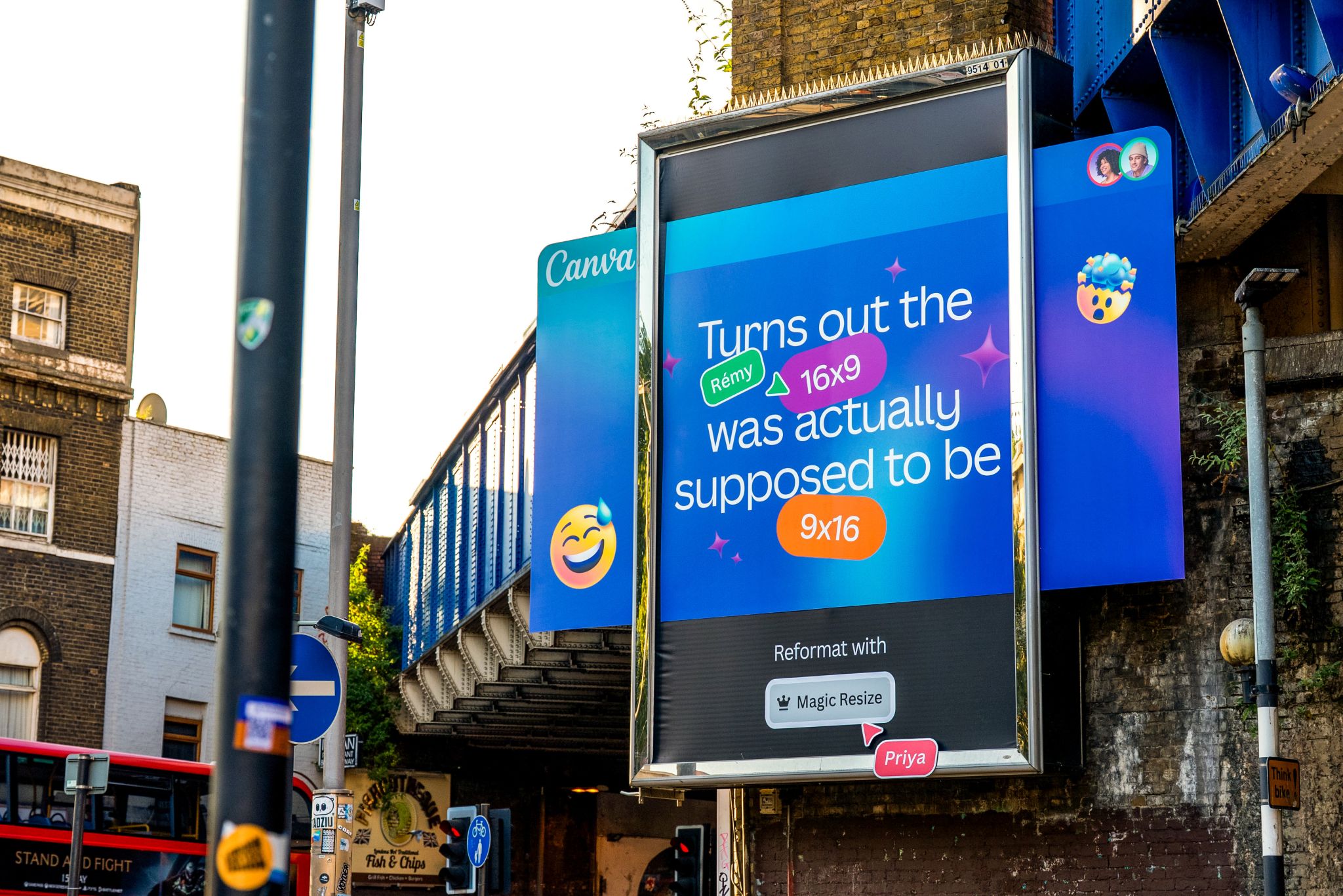 Canva billboard ad