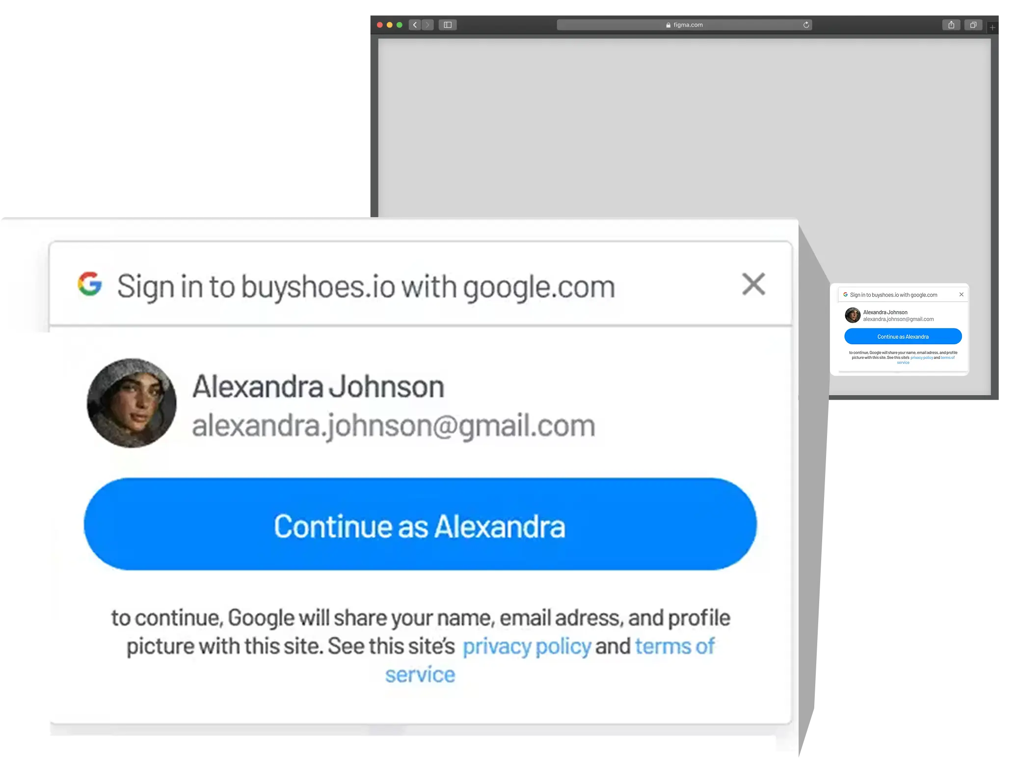 Google One Tap sign on