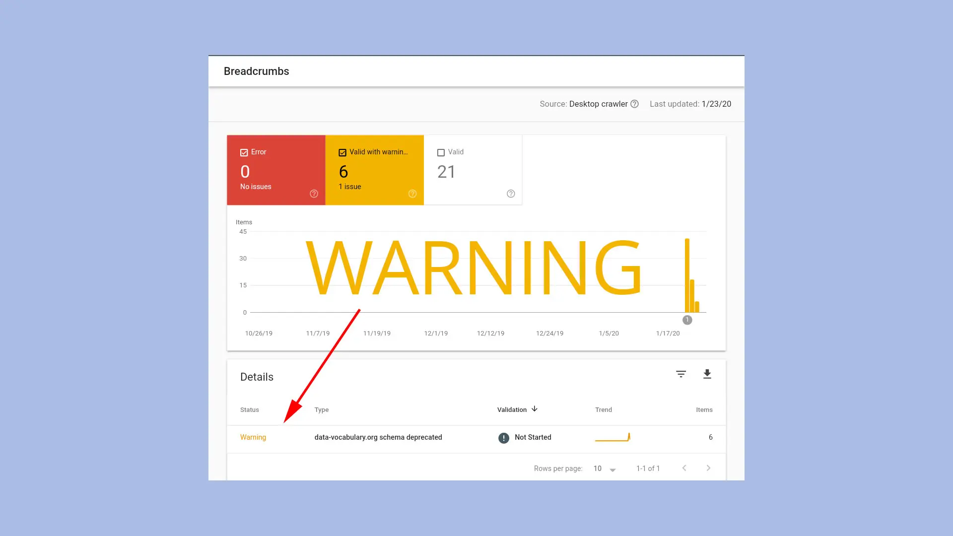 How To Fix “Data Vocabulary Schema Deprecated” Warning In Google Search Console