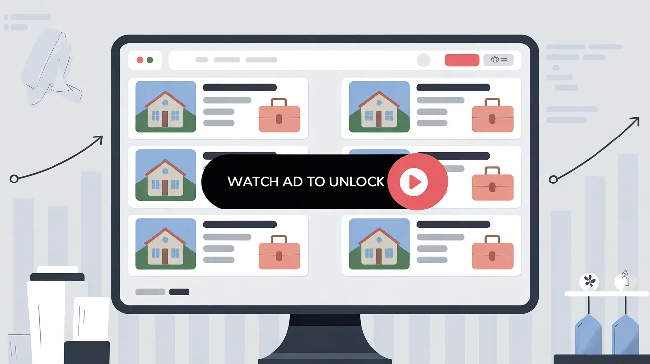 rewarded ads real estate and job boards
