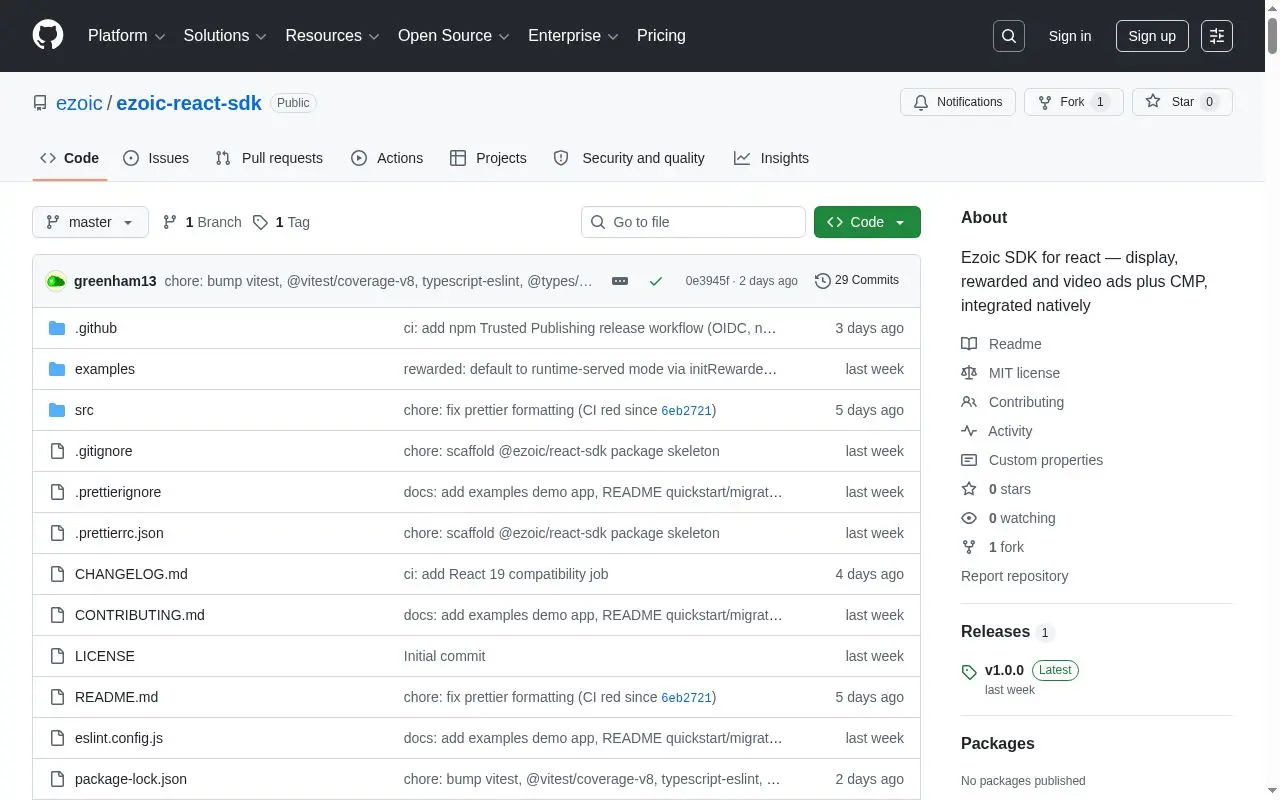 Ezoic Open-Sources Framework SDKs for React, Vue, and Angular