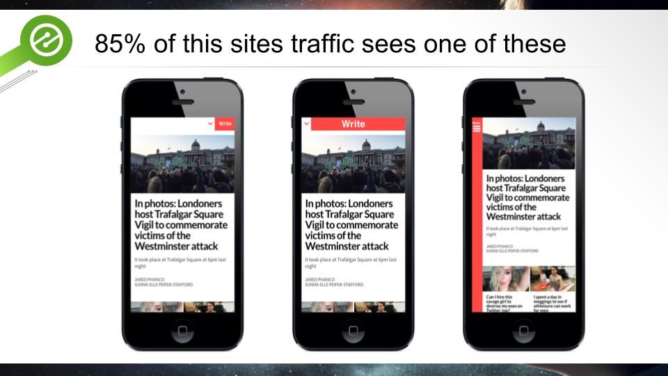 mobiel wordpress theme selection