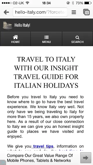 Mobile Menus and Fonts – 5 Tips to a Better Mobile Site