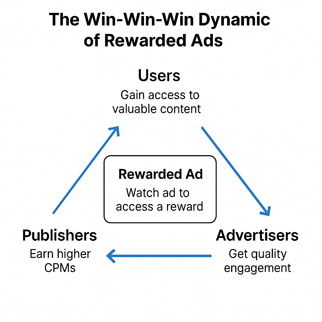 rewarded ads model