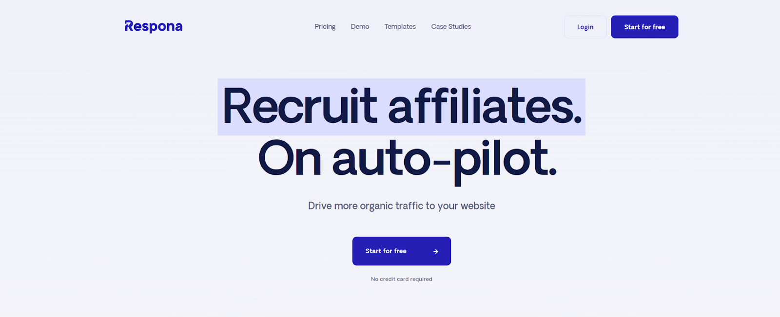 Screenshot from Respona website.