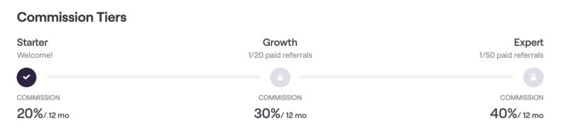 An example on how you can implement multiple tiers in your saas affiliate program.