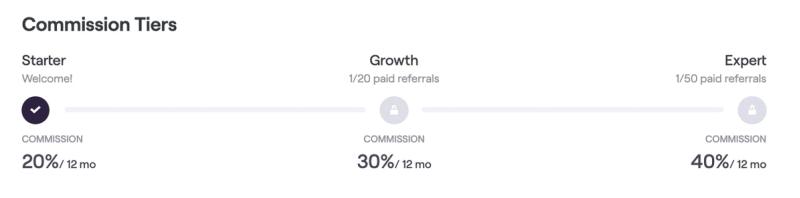 An example on how you can implement multiple tiers in your saas affiliate program. 